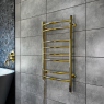 Полотенцесушитель Камелия 480х800 Sensor левый с таймером,золото