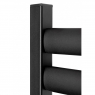 Полотенцесушитель электрический NAVIN Ellipse 500х1000 Digital левый (черный муар)
