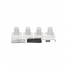 Электрический полотенцесушитель Классик Квадро 500х800 Sensor правый с таймером, белый 12-116053-5080